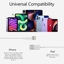 Fast Charging Cable and Data Sync USB Cable Compatible for iPhone 6/6S/7/7+/8/8+/10/11, 12, 13 Pro max iPad Air/Mini, iPod and iOS Devices