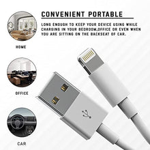 Fast Charging Cable and Data Sync USB Cable Compatible for iPhone 6/6S/7/7+/8/8+/10/11, 12, 13 Pro max iPad Air/Mini, iPod and iOS Devices