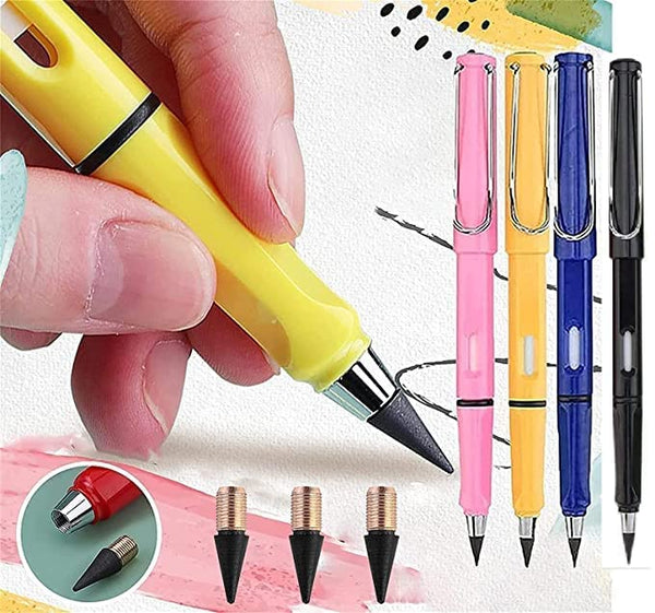4 Piece Reusable Everlasting Inkless Pencils