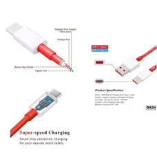 8A Warp Charging Type C Cable