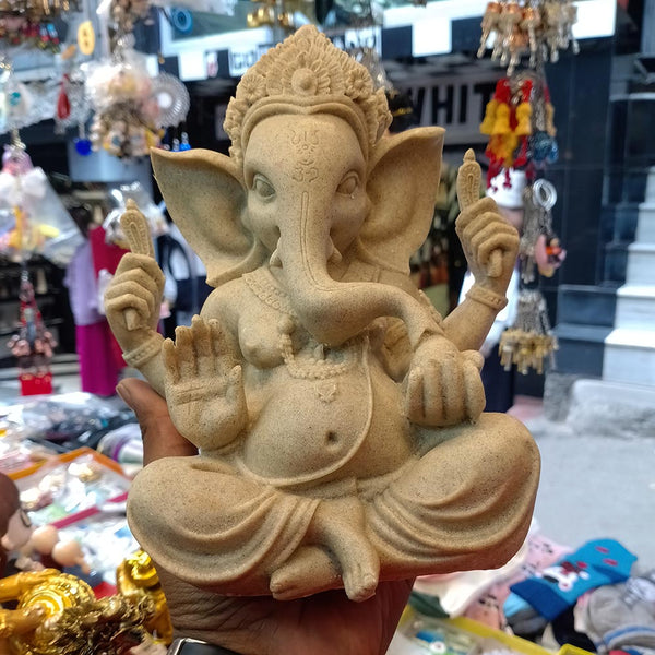 Lord Ganesha Statue Handmade Indian Elephant