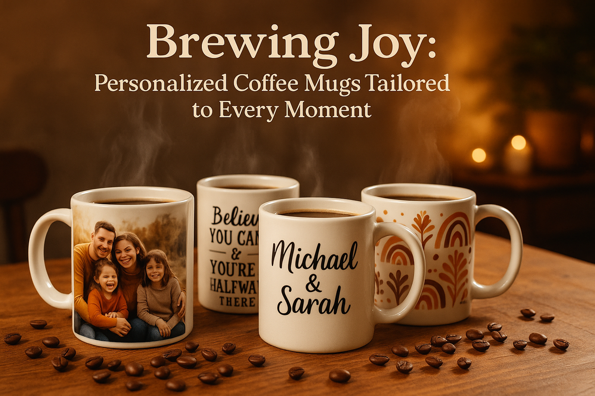 Brewing Joy: Personalised Coffee Mugs Tailored to Every Moment