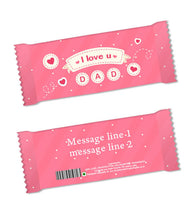 Personalized Chocolate Bar – I Love You Dad