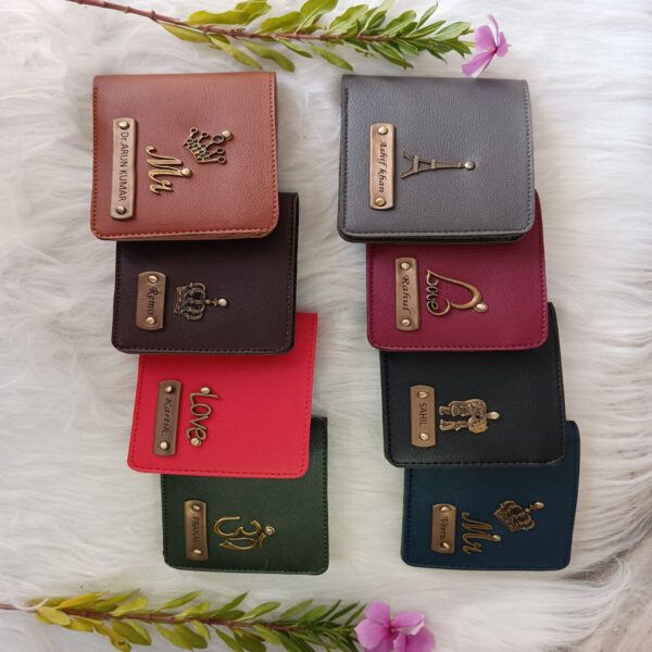 Customized Name Leather Wallet