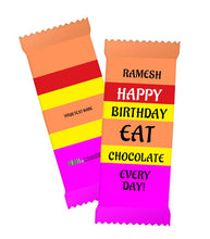 Personalized Chocolate Bar – Colorful Birthday