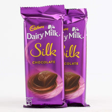 2 Layer Bamboo Plant & Dairy Milk Silk Chocolates