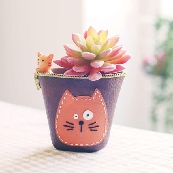 Leather Pattern Planter