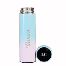 Personalised Smart Temperature Bottle Hot & Cold Insulated Water Bottle with Active LED