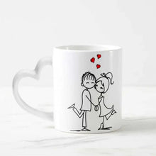 Personalised Heart Handle Love Mug – Together Forever