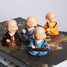 Miniature Buddha Mini Tiny Buddha Monk Statue for Home Decor and Meditation