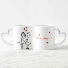 Personalised Heart Handle Love Mug – Together Forever