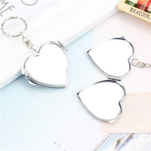 Foldable Metal Pocket Mirror Keychain