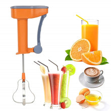 Power-Free Manual Hand Blender Cream Beater, Milkshake, Lassi, Butter Milk Mixer(1 piece) (Multi Colours)