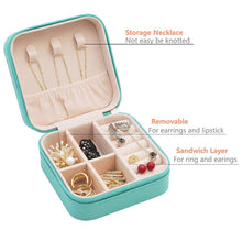 Mini Jewellery Organiser Portable Storage Case for Rings Earrings Necklace