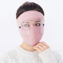 Winter Full Face Cover Mask with HD Goggles – Windproof, Warm & Washable