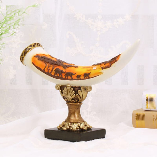 Ivory Tusk Resin Home Decor/Gift Item/Office/Shop