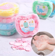 Cute Mini petal piece Paper Soap for hand washing for kids Party (Pack of 2)