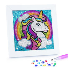 Diamond Painting Kit for Kids Rainbow Unicorn Diamond Art