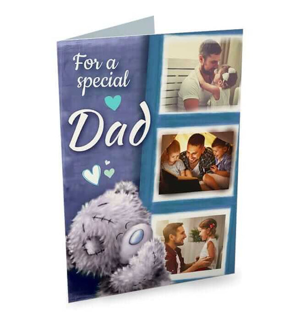 Photo Upload Me To You Card – 3 Photos, Special Dad