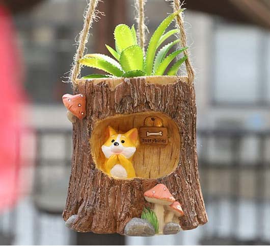 Hanging Planter with Drainage System for Gifting/homedecor/Office/Table Decor