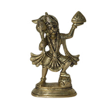 Brass Hanuman Ji Murti Statue - Ideal for Pooja, Home Decor, and Gifts