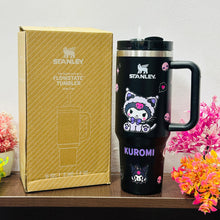 Kuromi Stanley Edition Tumbler – 1200ml Leakproof Insulated Mug with Straw & Handle