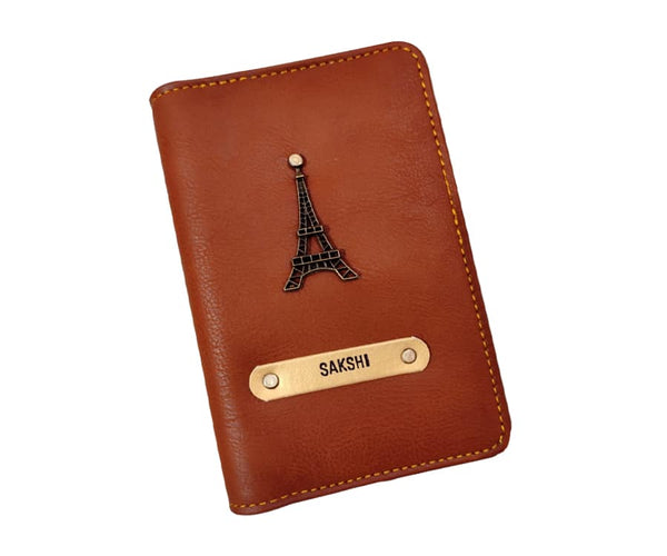 Brown Leather Finish Passport Cover