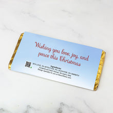 Personalized Santa wishes Merry Christmas Chocolate Bar