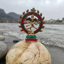 Brass Natraj Statue | Lord Shiva Dancing Natraj Idol | Handcrafted Decorative Sculpture