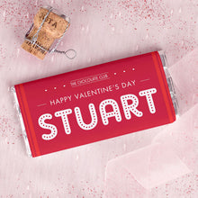 Personalised Chocolate Bar - Valentine's Chocolate Club