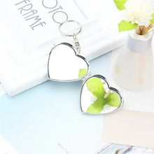 Foldable Metal Pocket Mirror Keychain