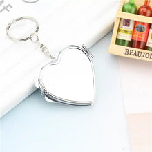 Foldable Metal Pocket Mirror Keychain