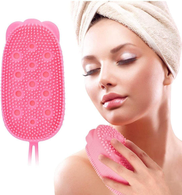 Shower Exfoliating, Body Brush for Unisex Good for Health Beauty (Multicolour, Pack of 1)