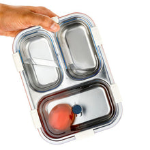 Stainless steel 3 compartment lunch box
