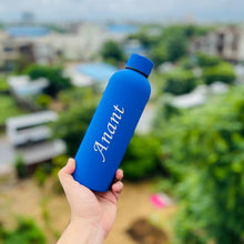 Personalized Name blue bottle