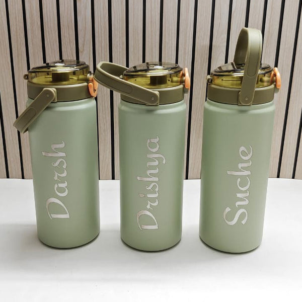 Tango Duo Sipper – Premium 1200ml Stainless Steel Bottle Personalized with Your Name