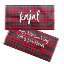 Personalized Chocolate Bar – Tartan