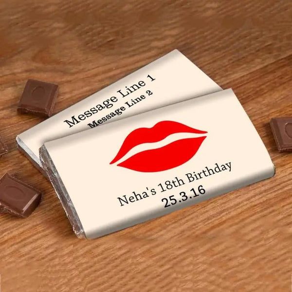 Personalized Choco Bar - Birthday Age