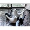 Home Decor Black nd White Ceramic Birds showpiece Set of 4 for Home/Shop/Office/Gift