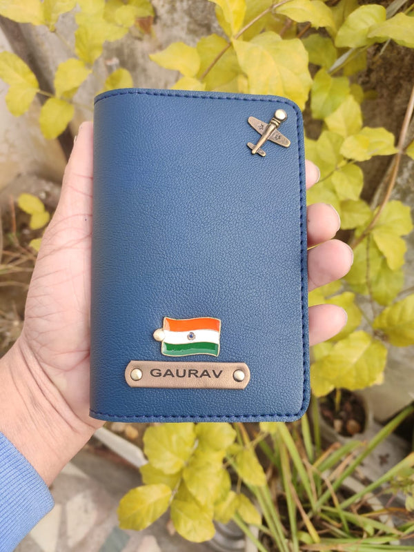 Personalised Leather Passport Holder