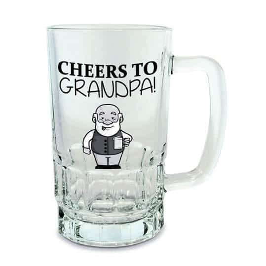 Personalized Beer Mugs – Cheer’s To Grandpa!