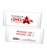 Personalized Chocolate Bar – I Love You Papa