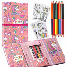 3 Foldable Colouring Books With Scratch Pads