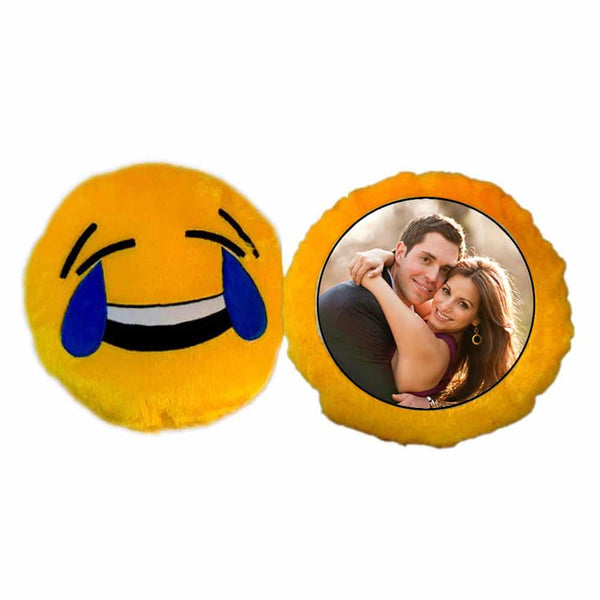 Crying Laughing Laughter Tears Haha LOL Emoji Emoticon Cushion Pillow