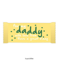 Personalized Chocolate Bar – For My Daddy