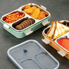 Stainless steel 3 compartment lunch box