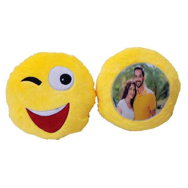 Emoji Cushion With Customised Pictures