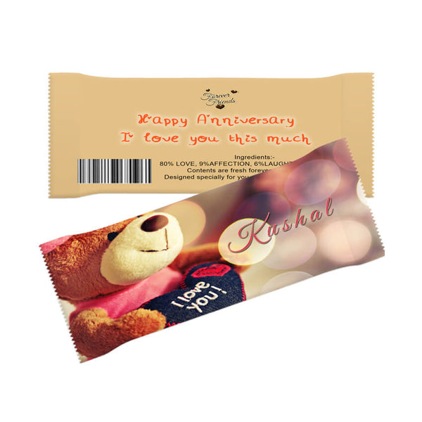 Personalized Chocolate Bar – I Love You