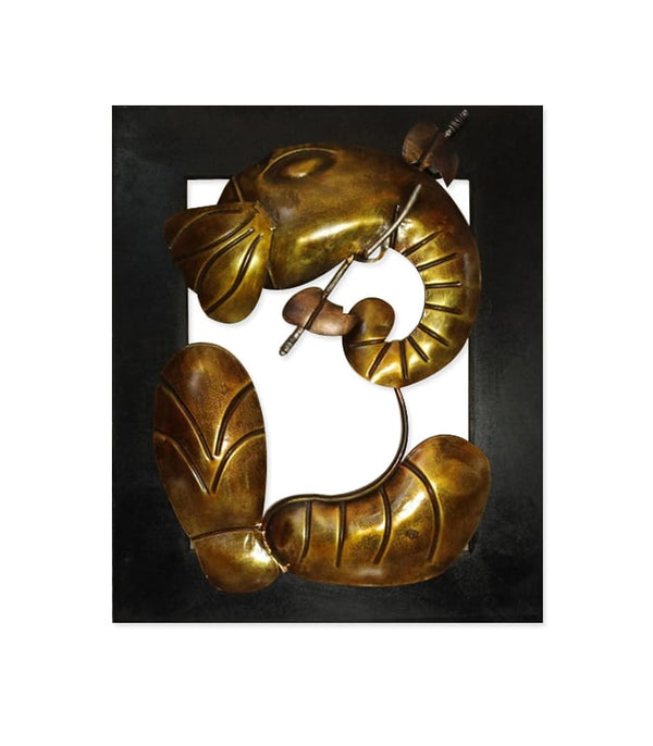 Metal Ganesha Decorative Wall Art