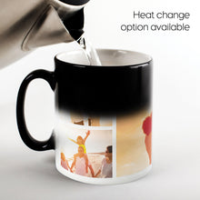 Personalized Photo Mug – Custom 5-Photo Collage heat change Coffee Mug